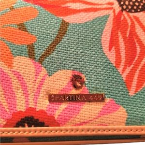 Spartina 449 Broughton Belle Light Pastel Green Floral Crossbody Shoulder Bag